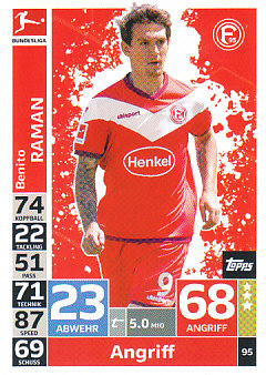 Benito Raman Fortuna Dusseldorf 2018/19 Topps MA Bundesliga #95